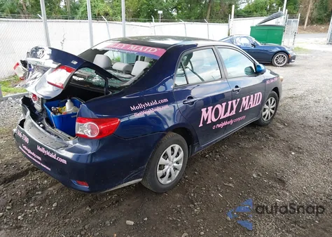 2011 Toyota Corolla Le from USA, damaged, VIN 2T1BU4EE2BC637490